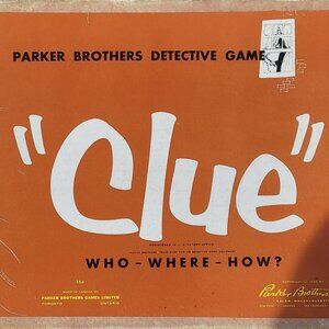 (SOLD) 1956 Clue Board Game